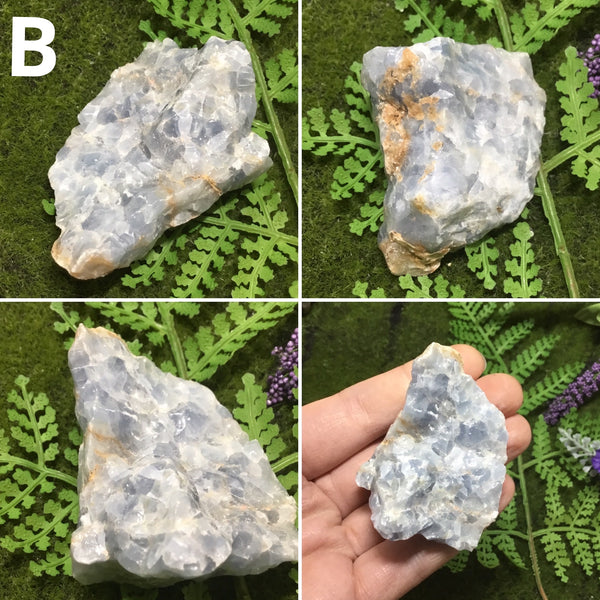 UNEARTHED TREASURE RAW BLUE CALCITE