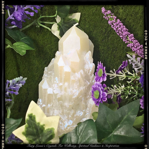 Crystal Shaped Candles- Sacred Space Home Decor