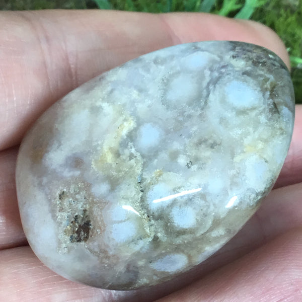 Crystals for New Beginnings . Flower agate tumble B