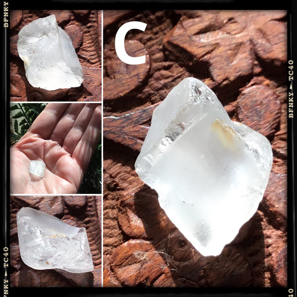 Peaceful Tranquillity – Natural raw BLUE TOPAZ Crystals