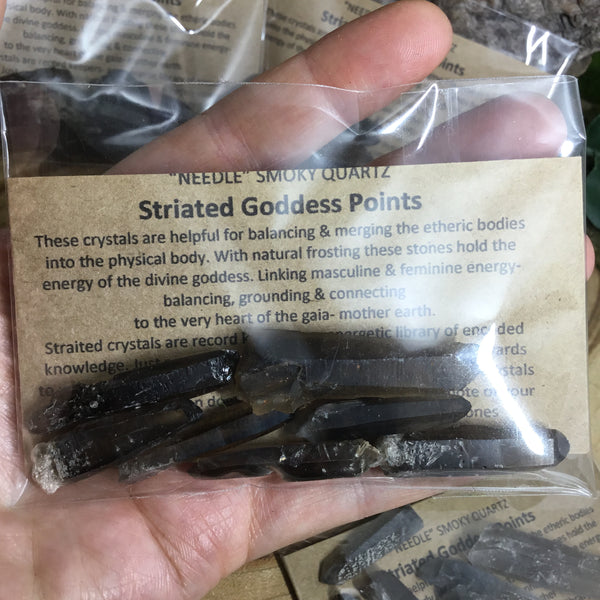 Goddess Smoky Grounding Energy 7 piece Set