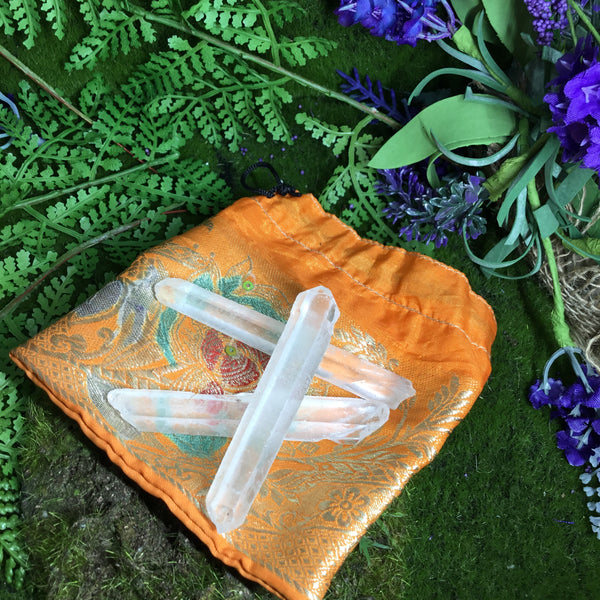 Crystals for Healing.  RAISE THE VIBRATION. Lemurian Singing Crystal Kit. Cleanse & Purify