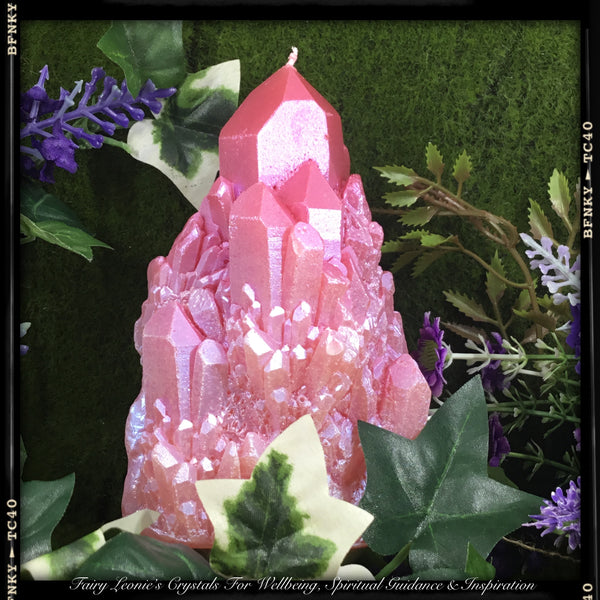 Crystal Shaped Candles- Sacred Space Home Decor