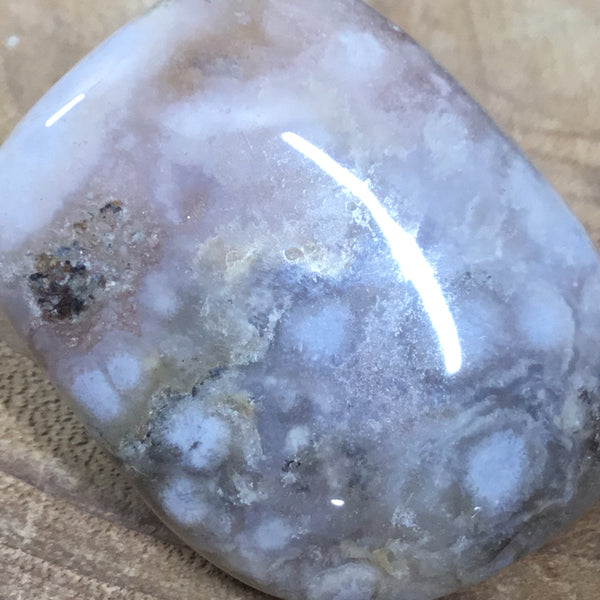 Crystals for New Beginnings . Flower agate tumble B