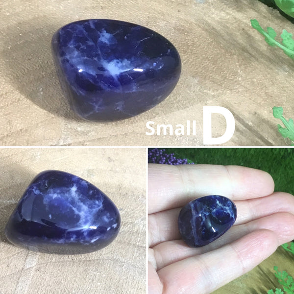 CRYSTALS FOR CONFIDENCE & COURAGE Sodalite Tumbles