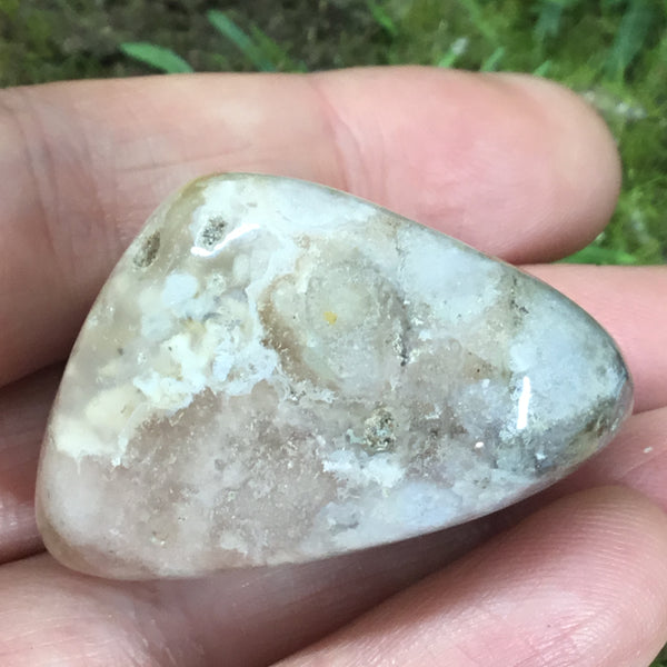 Crystals for New Beginnings . Flower agate tumble B