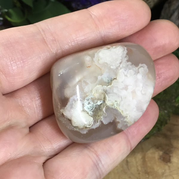 Crystals for New Beginnings . Flower agate tumble