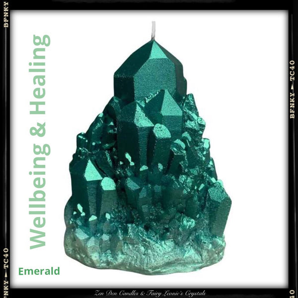 Crystal Shaped Candles- Sacred Space Home Decor