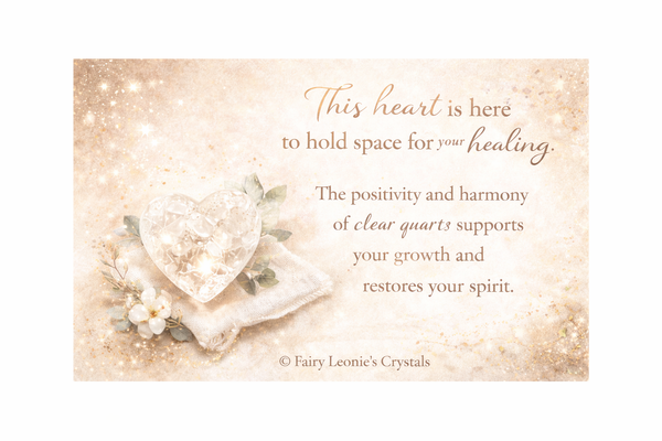 Sacred Heart Crystal Blessings of Love & Comfort