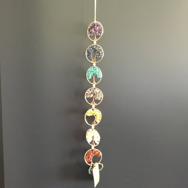 Tree of life happiness chakra balance hanger charm for sacred space