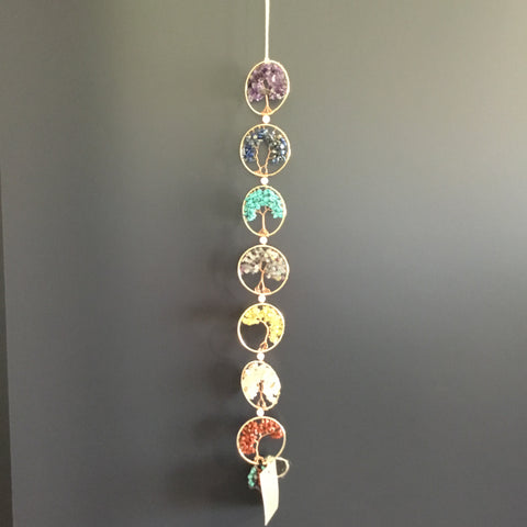 Tree of life happiness chakra balance hanger charm for sacred space