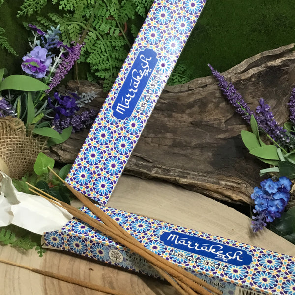 MARRAKESH incense sticks by sacred tree- start your spiritual journey