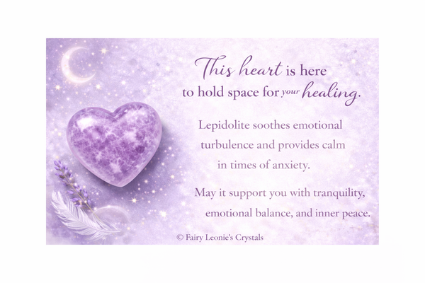 Sacred Heart Crystal Blessings of Love & Comfort