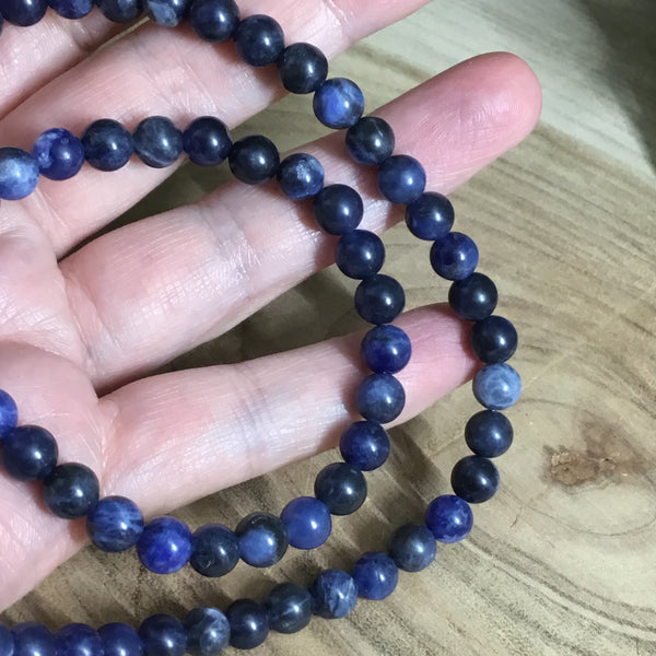 Sodalite Necklace  wearable energy - anxiety, calming and grounding