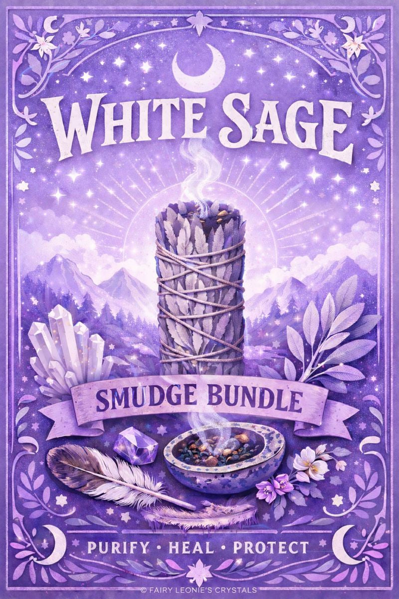 Cleanse & Purify with WHITE SAGE JUMBO Smudge Bundles