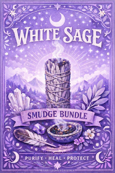 Cleanse & Purify with WHITE SAGE JUMBO Smudge Bundles