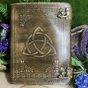 Triquetra  handmade leather journal