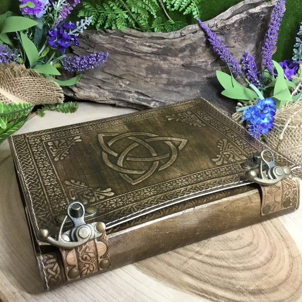 Triquetra  handmade leather journal