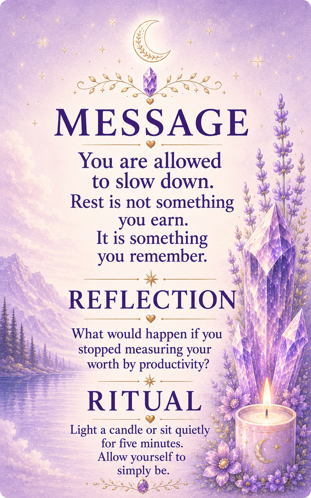 WHISPERS messages for the Soul pocket oracle