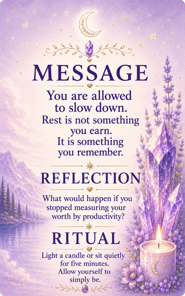 WHISPERS messages for the Soul pocket oracle