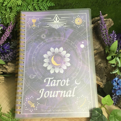 Tarot and oracle card journal workbook