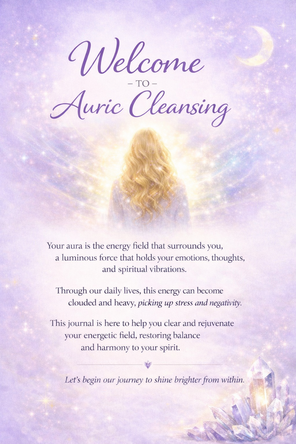Auric Cleanse  Ritual Journal Digital Book