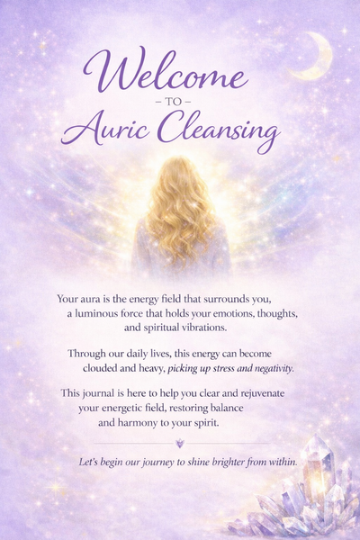 Auric Cleanse  Ritual Journal Digital Book