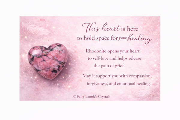 Sacred Heart Crystal Blessings of Love & Comfort