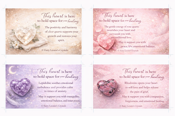 Sacred Heart Crystal Blessings of Love & Comfort