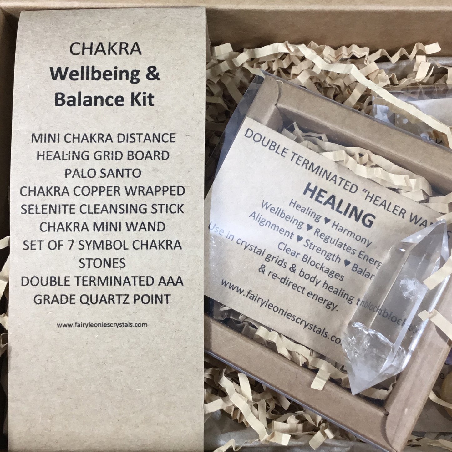 Chakra wellbeing balance kit