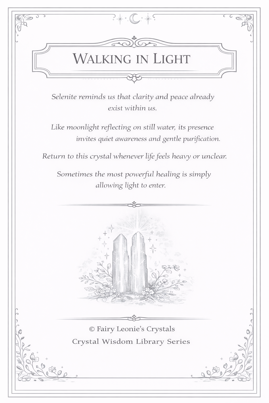 Selenite Crystal Secrets