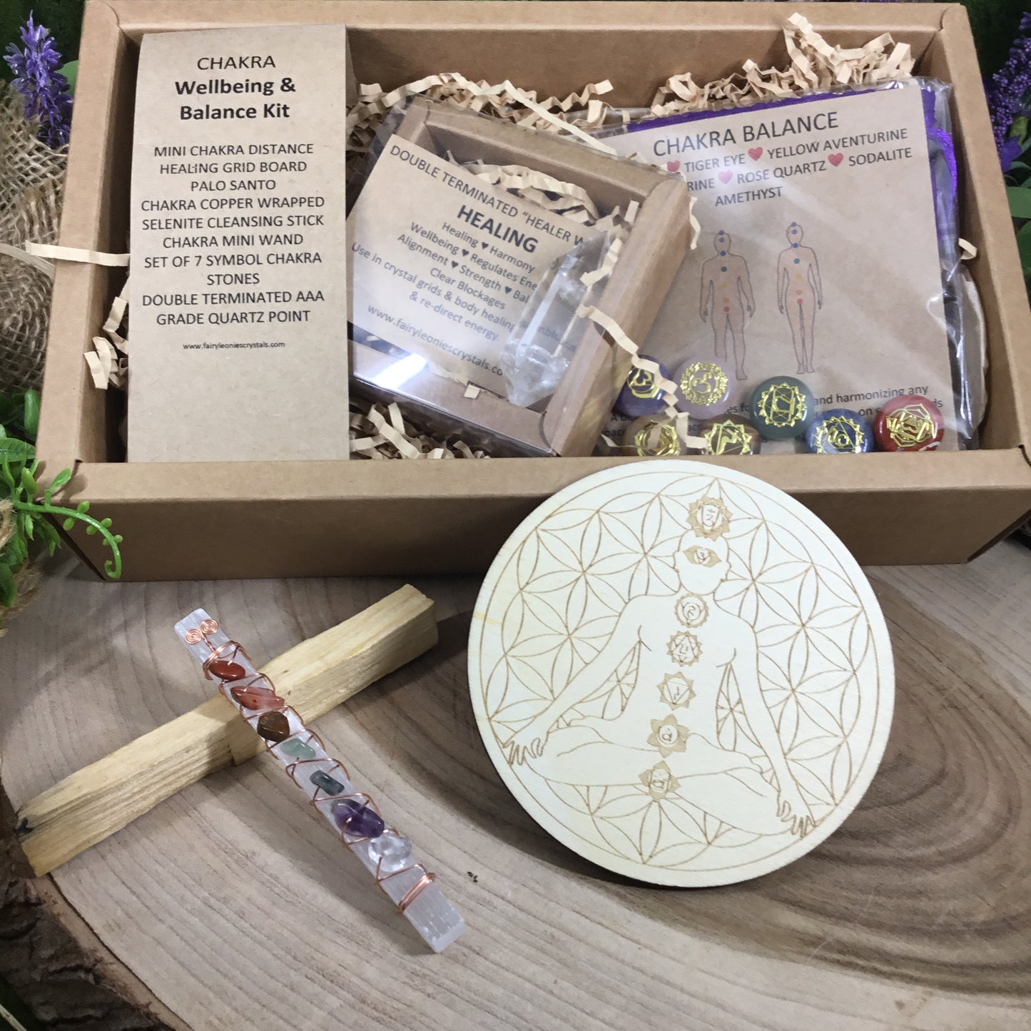 Chakra wellbeing balance kit