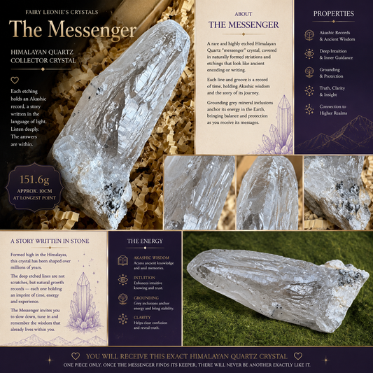 The Messenger — Himalayan Quartz Collector Crystal