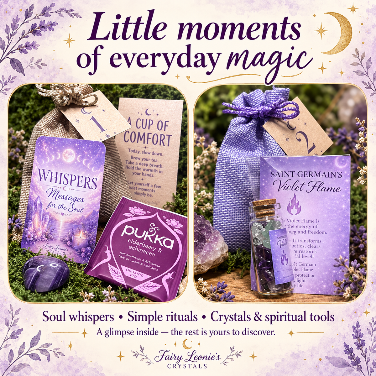 Fairy Leonie’s 24-Day Advent Calendar — A Journey of Whispers & Rituals