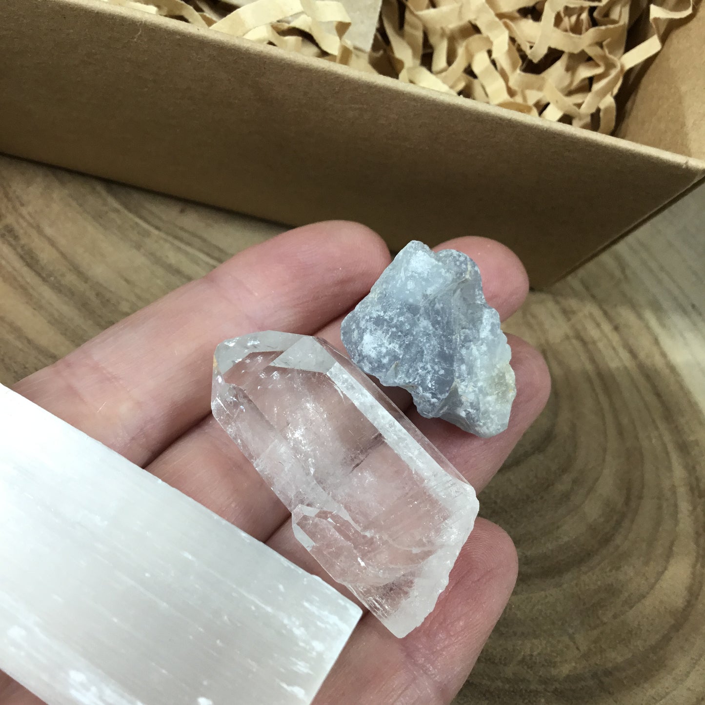 Crystal set for enhancing Psychic Abilities, Intuition and Spiritual Downloads