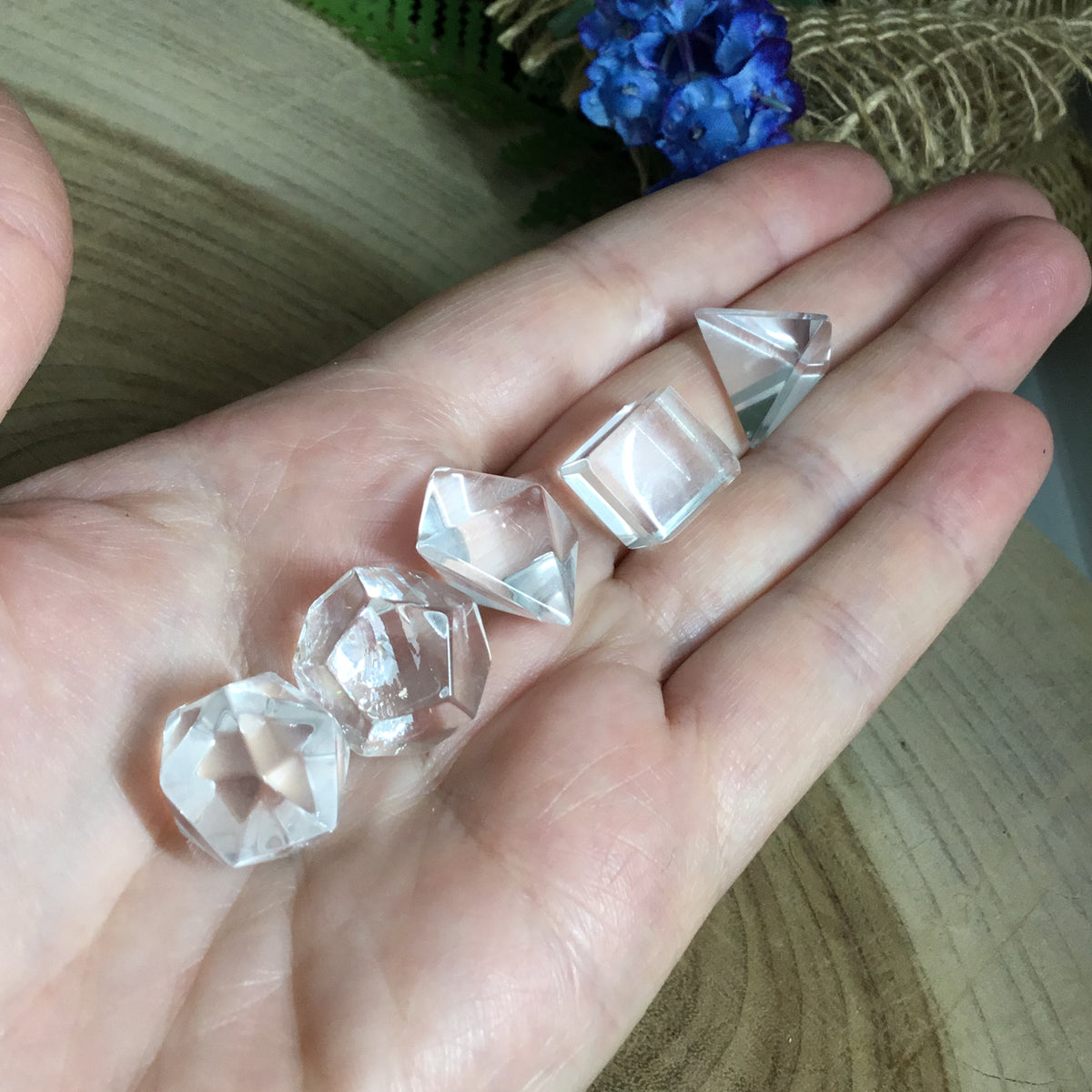 Sacred geometry Platonic solid healing shape set