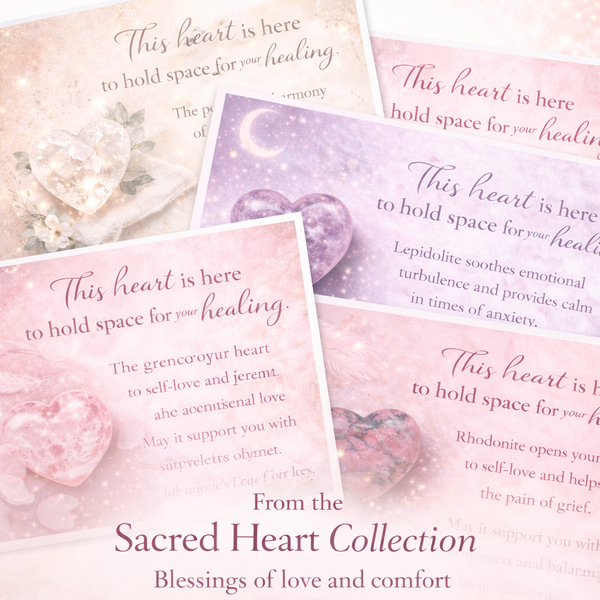 Sacred Heart Crystal Blessings of Love & Comfort