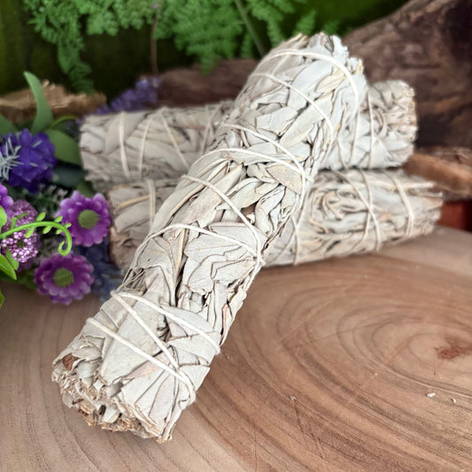Cleanse & Purify with WHITE SAGE Medium Smudge Bundles