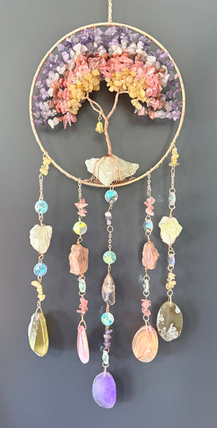 Tree of Happiness Crystal Suncatcher