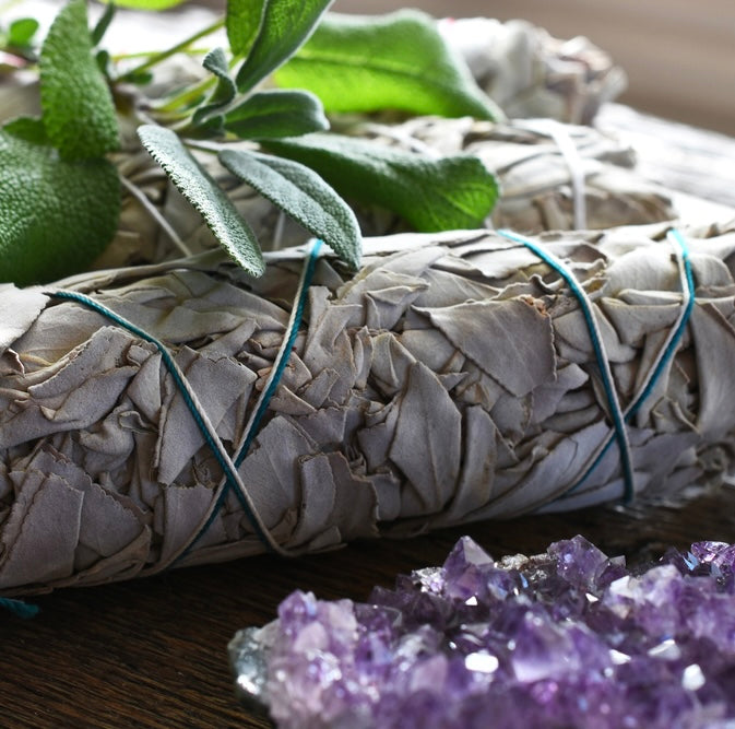Cleanse & Purify with WHITE SAGE JUMBO Smudge Bundles