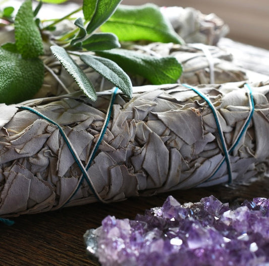Cleanse & Purify with WHITE SAGE JUMBO Smudge Bundles