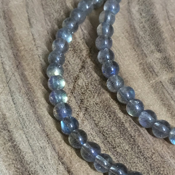 Labradorite Choker Necklace  wearable energy chakra balance & alignment