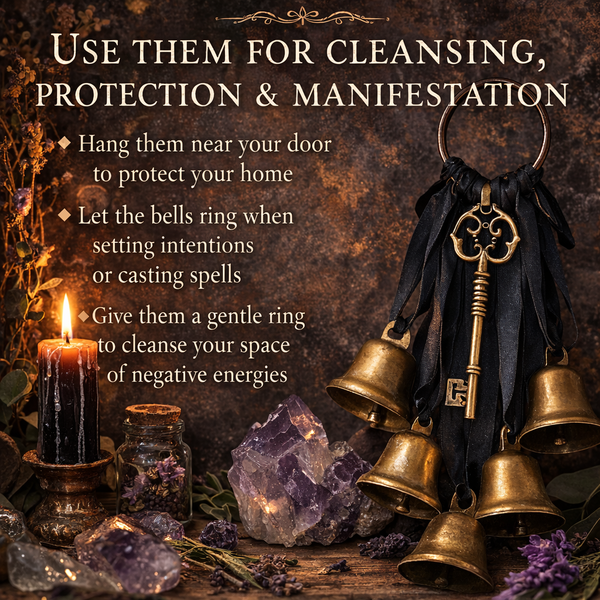 Protection Witches Bells Door Charm