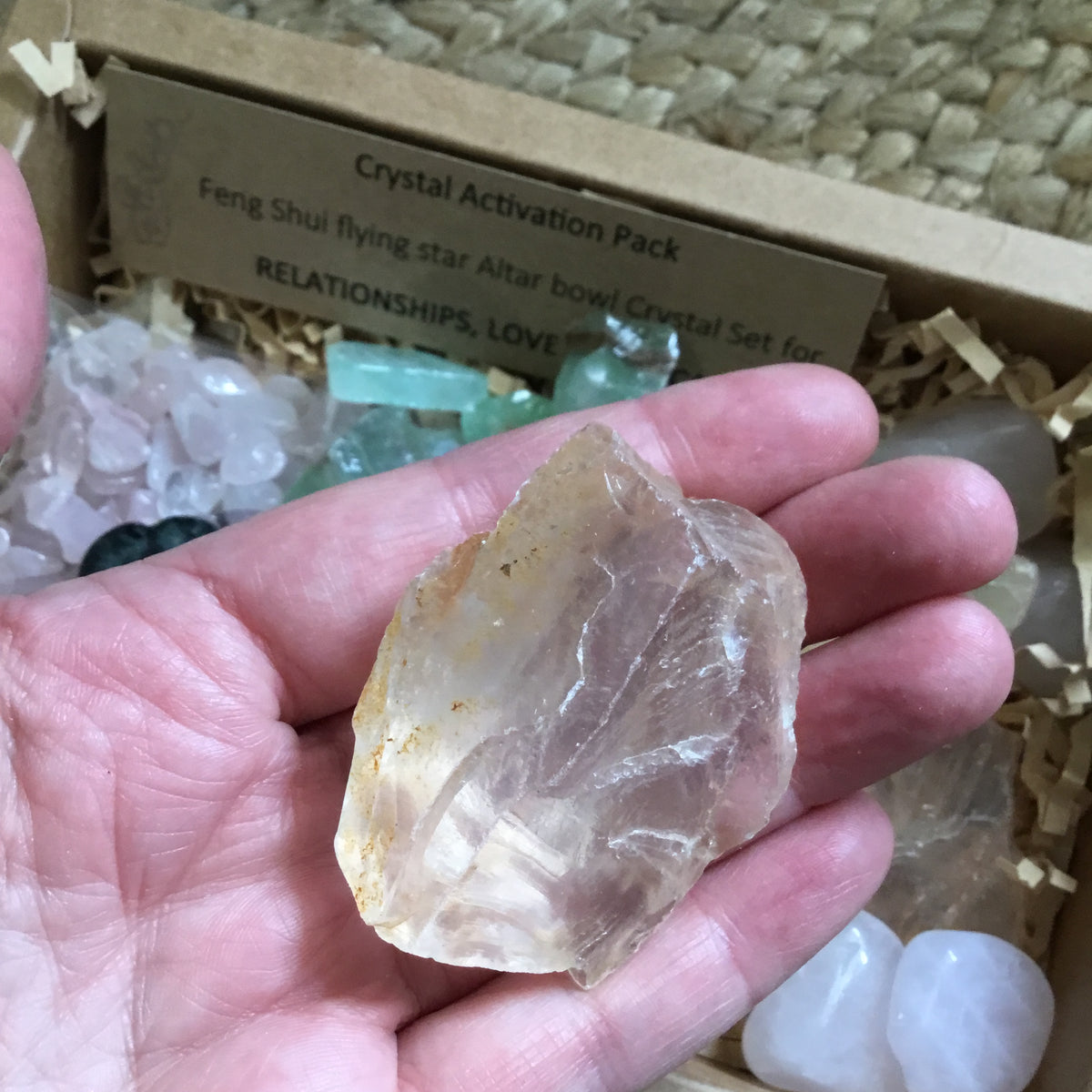 SELF CARE, LOVE & RELATIONSHIP Feng Shui Crystal activation kit
