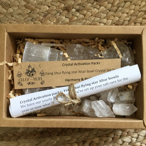 HARMONY & POSITIVITY Feng Shui Crystal activation kit