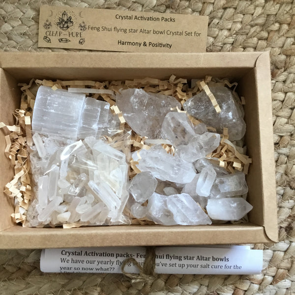 HARMONY & POSITIVITY Feng Shui Crystal activation kit