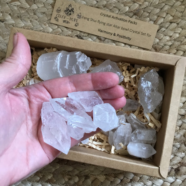 HARMONY & POSITIVITY Feng Shui Crystal activation kit