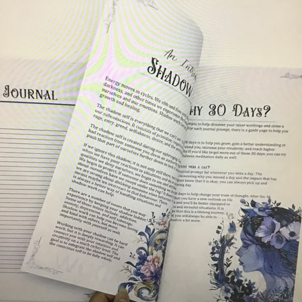 Shadow work tarot spreads journal work book