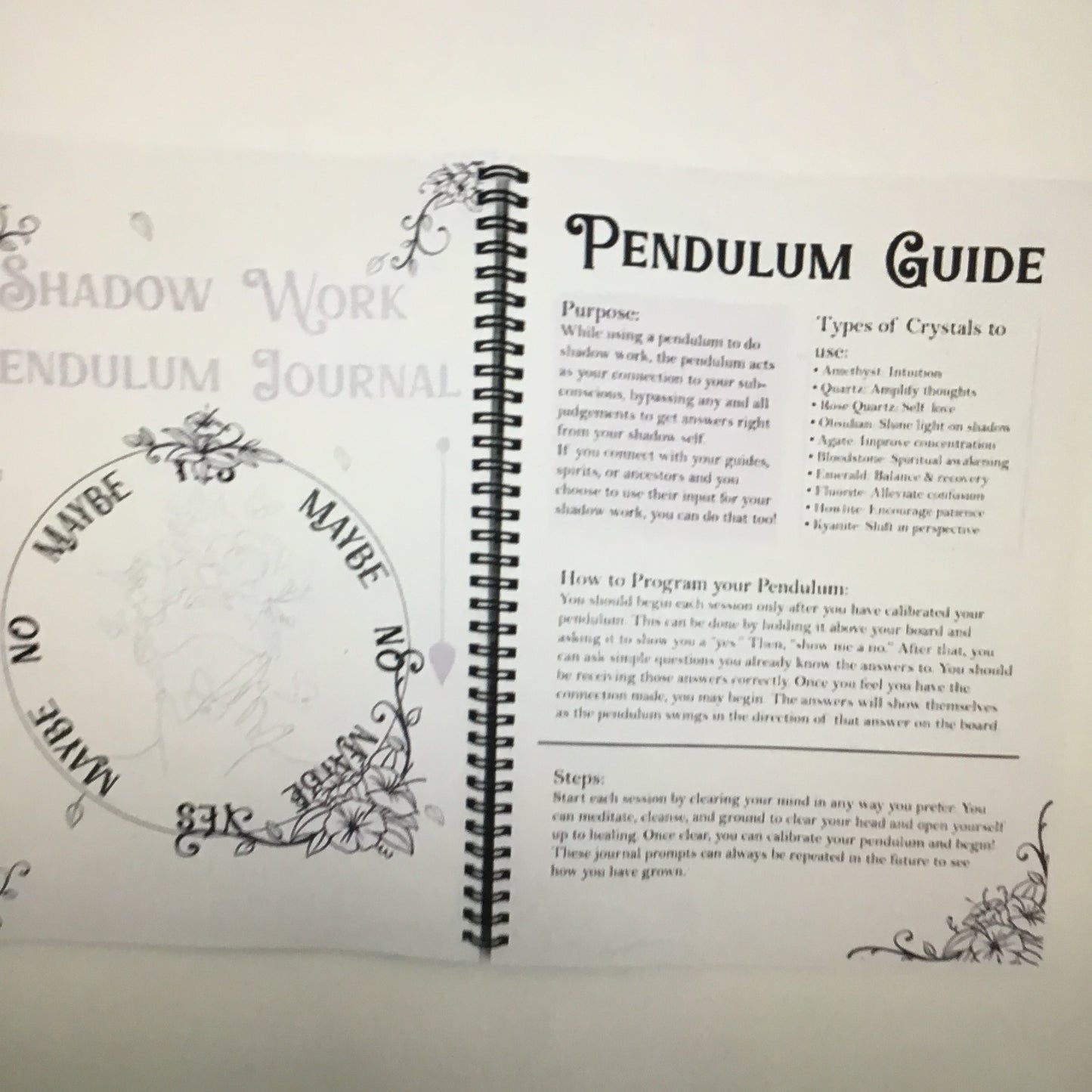 Shadow work tarot spreads journal work book