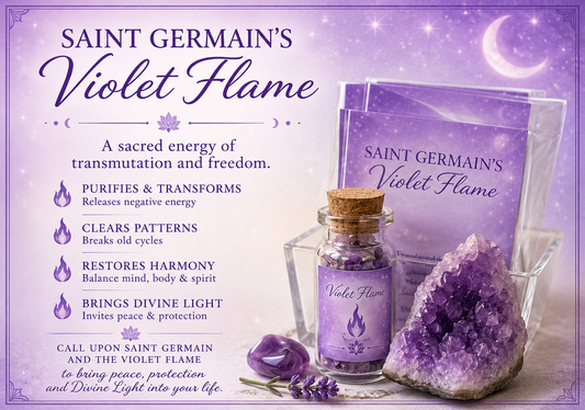 Saint Germain’s Violet Flame Ritual Kit